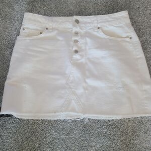 Zara Basic White Denim